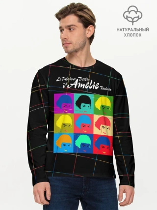Мужской лонгслив базовый / Амели Пулен