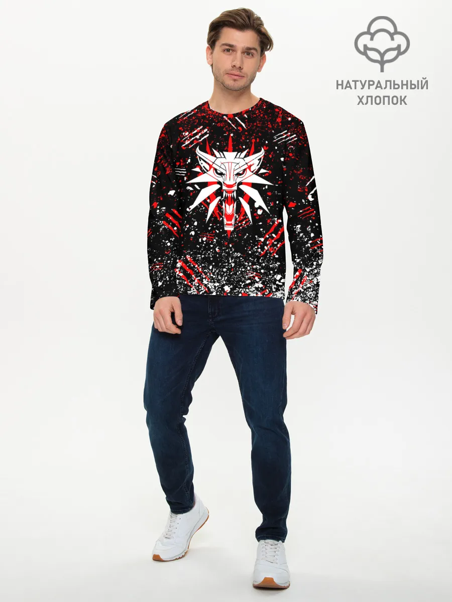 Мужской лонгслив базовый / The Witcher