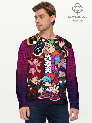 Мужской лонгслив базовый / ВСЕ ПЕРСОНАЖИ ИЗ ИГРЫ