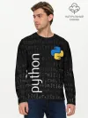 Мужской лонгслив базовый / PYTHON / ПАЙТОН