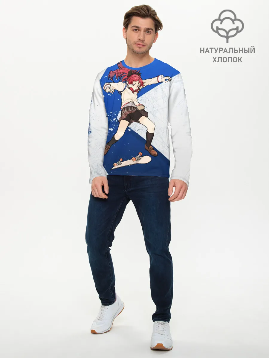 Мужской лонгслив базовый / Meow team