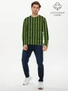 Мужской лонгслив базовый / Digital bamboo