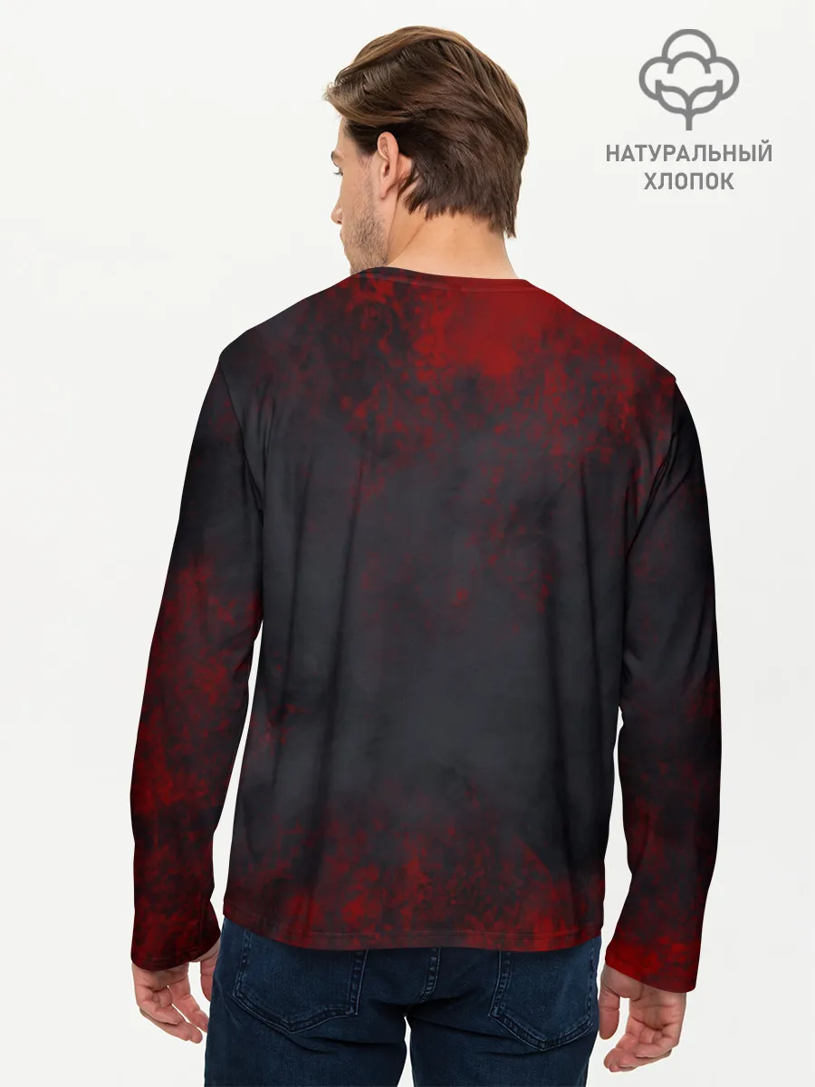 Мужской лонгслив базовый / T-REX | Динозавр | Dino