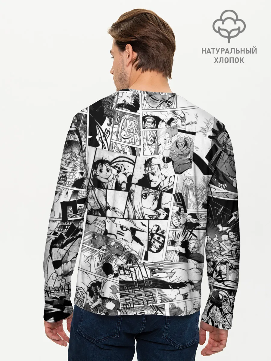 Мужской лонгслив базовый / Полковник Мустанг