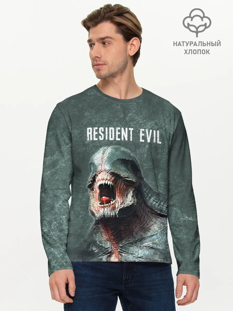 Мужской лонгслив базовый / RESIDENT EVIL 2 | РЕЗИДЕНТ ЕВИЛ