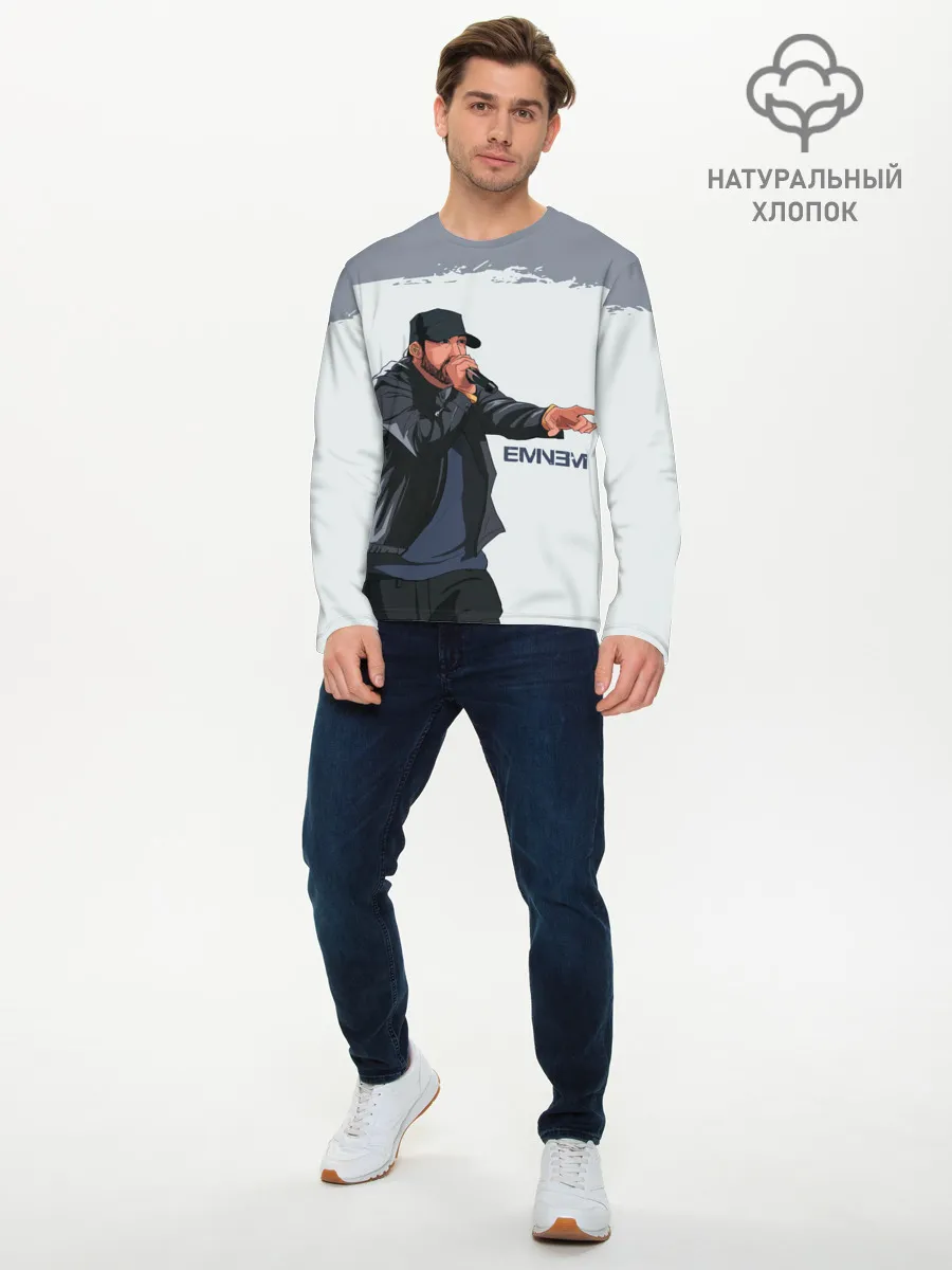 Мужской лонгслив базовый / EMINEM | ЭМИНЕМ