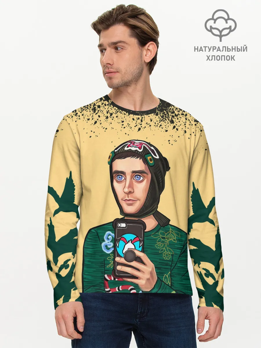 Мужской лонгслив базовый / Джаред Лето | Jared Leto