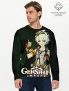 Мужской лонгслив базовый / Беннетт Genshin Impact