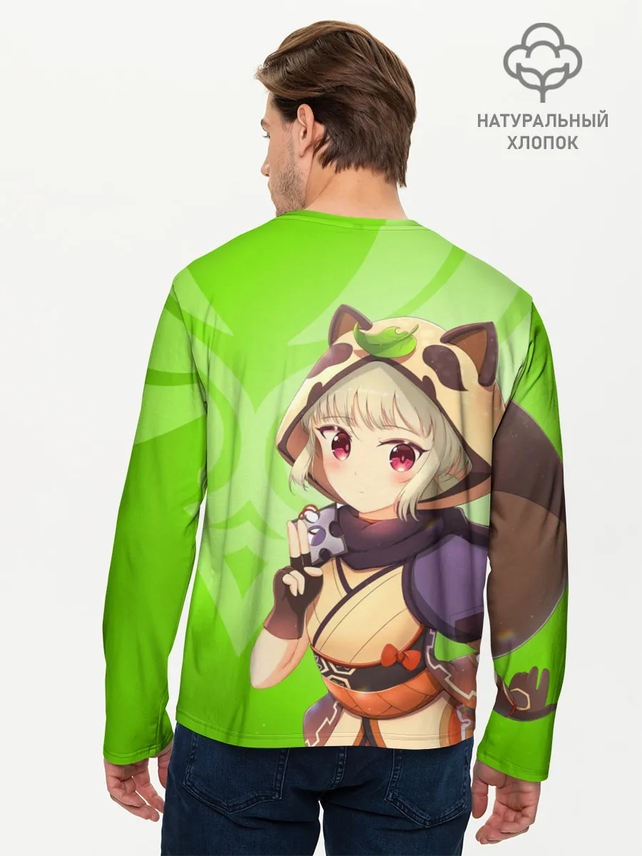Мужской лонгслив базовый / Genshin Impact, Саю