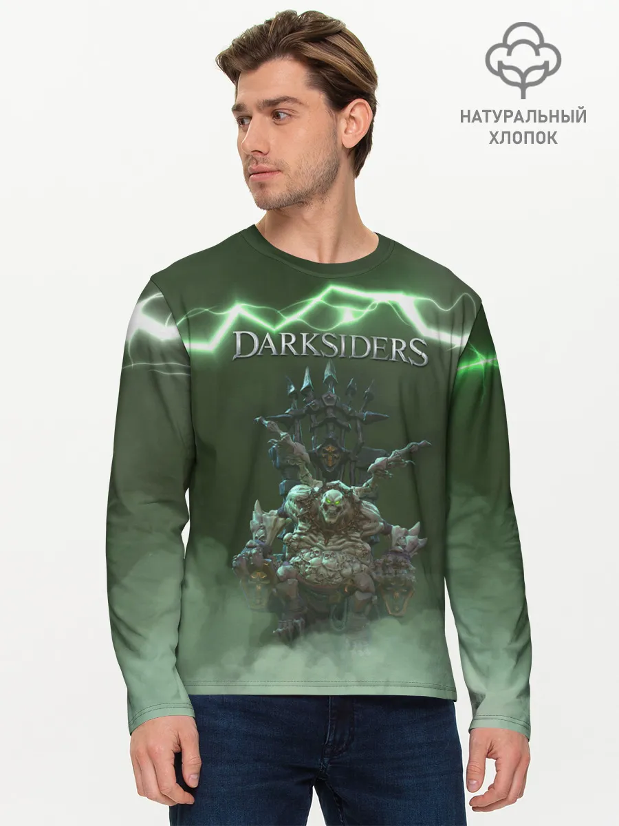 Мужской лонгслив базовый / Darksiders | Гнев Войны