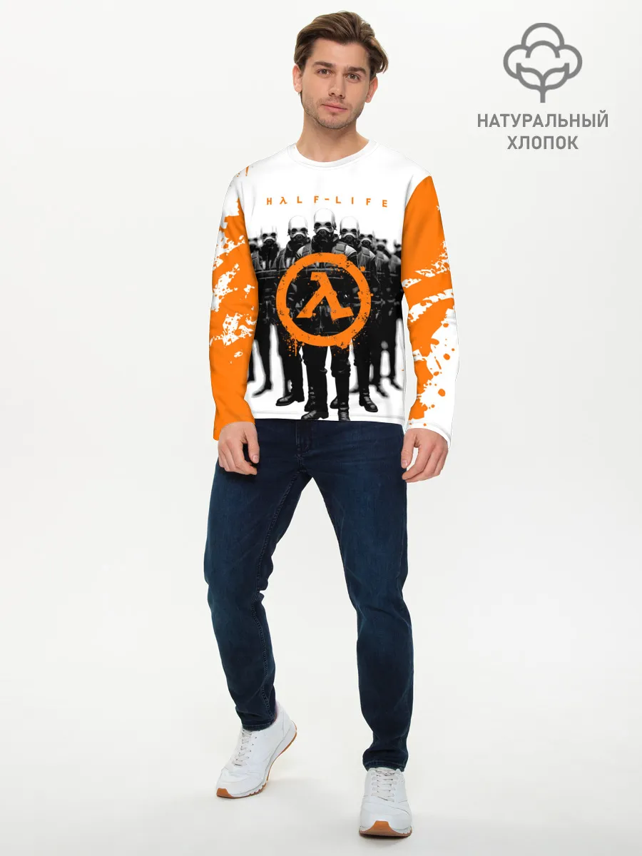 Мужской лонгслив базовый / HL | HALF-LIFE