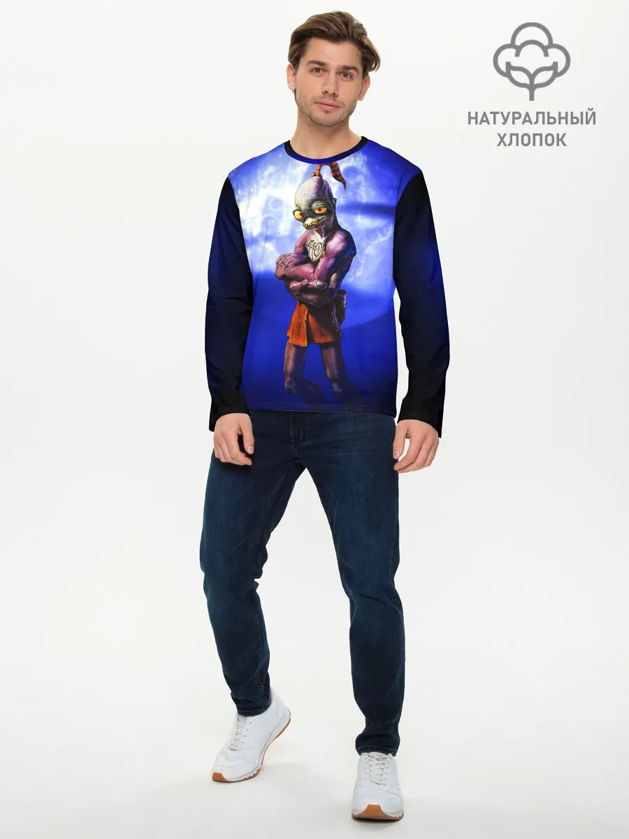 Мужской лонгслив базовый / Abe