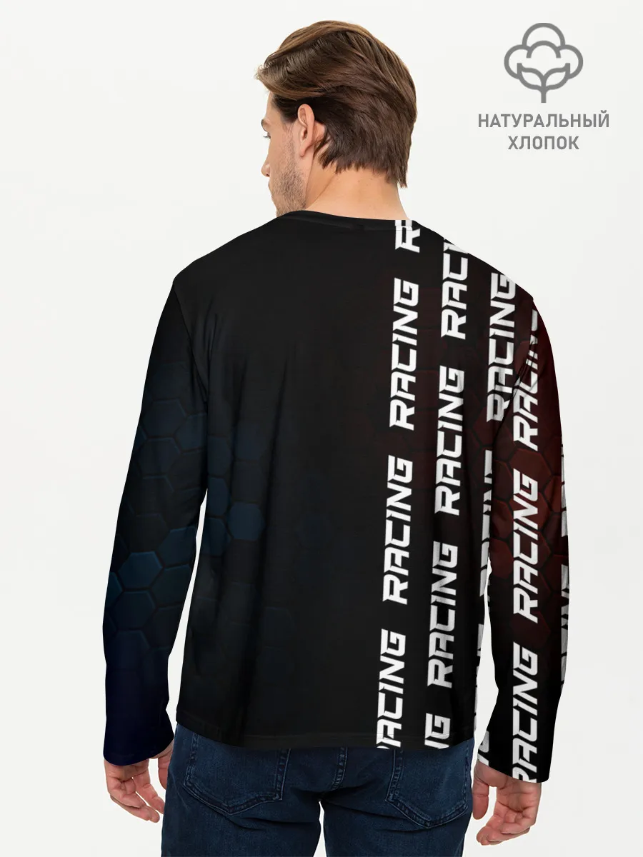 Мужской лонгслив базовый / BMW - Racing