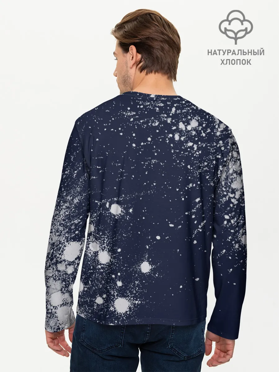 Мужской лонгслив базовый / Мерседес - Звезда - Pro Racing