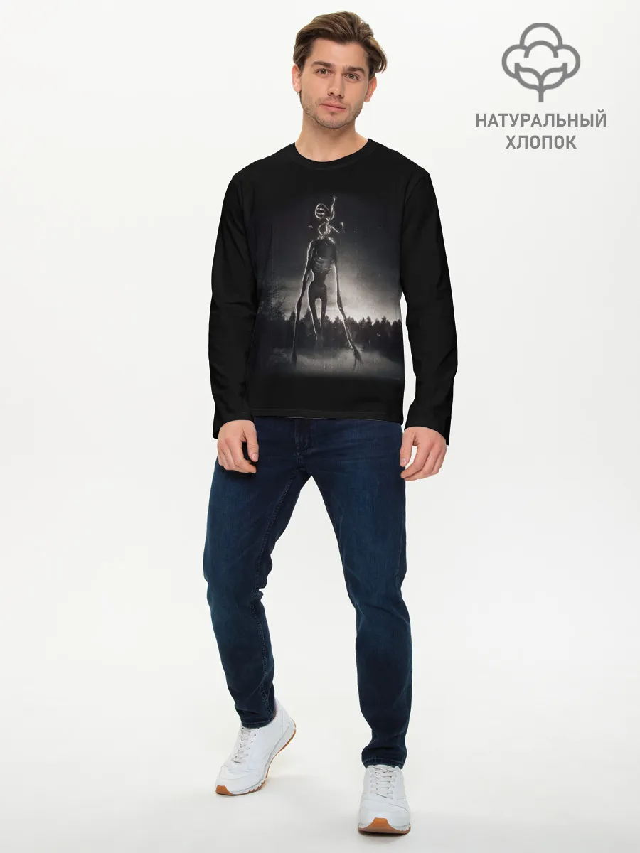 Мужской лонгслив базовый / СИРЕНОГОЛОВЫЙ