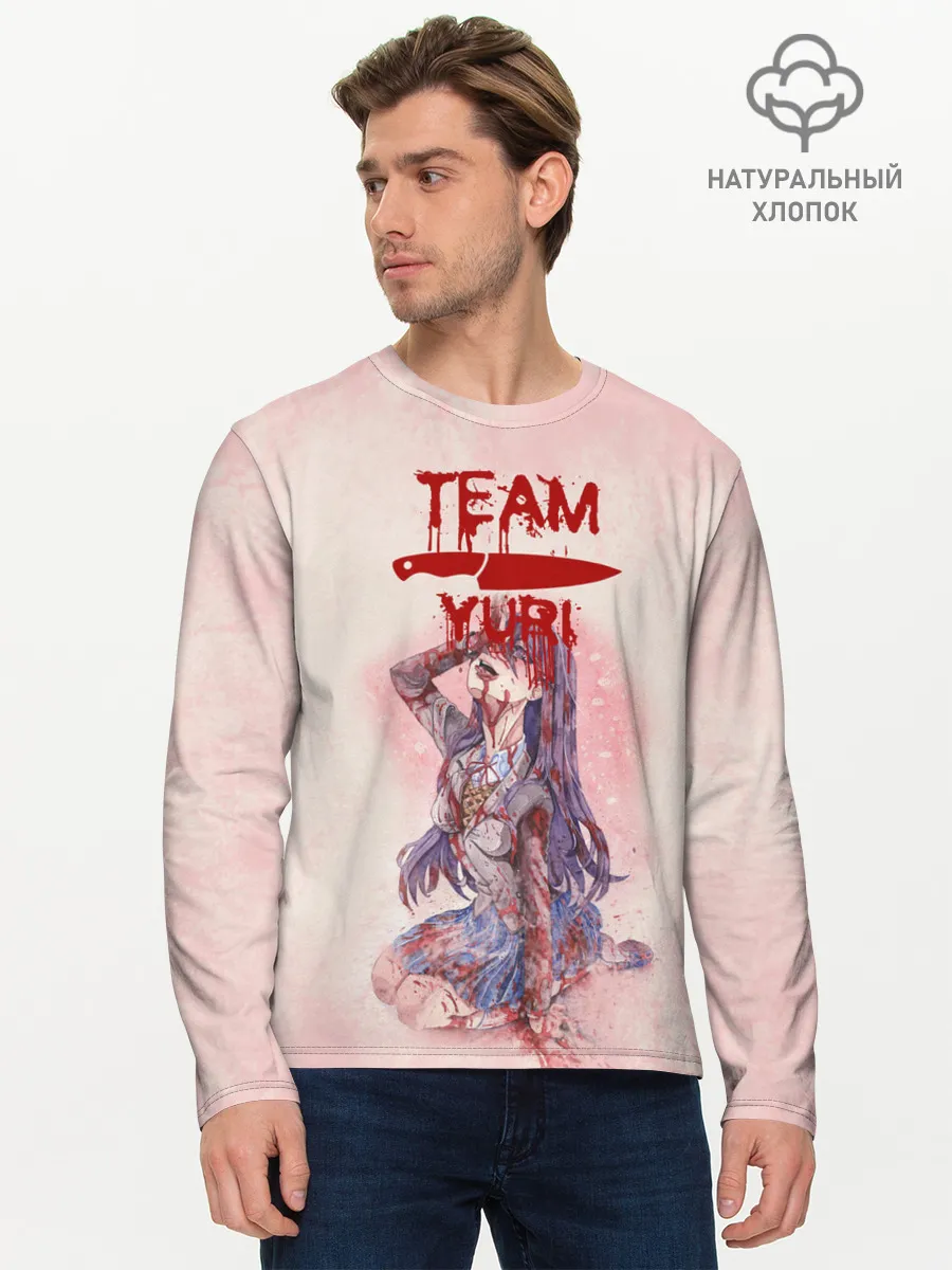 Мужской лонгслив базовый / Team Yuri | Доки Доки