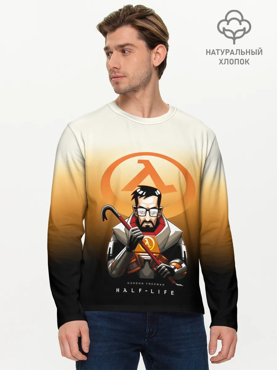 Мужской лонгслив базовый / FREEMAN | HALF-LIFE