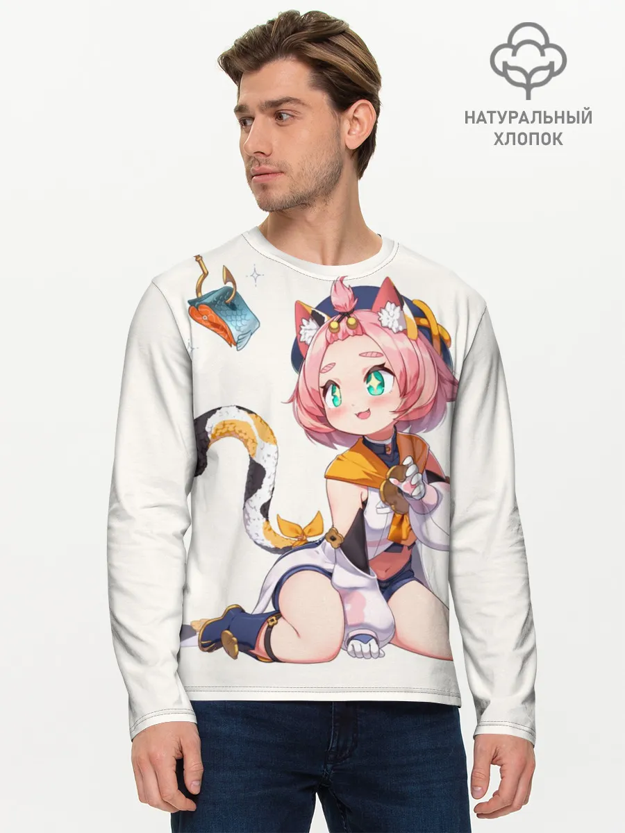 Мужской лонгслив базовый / Diona Katzlein Cocktail