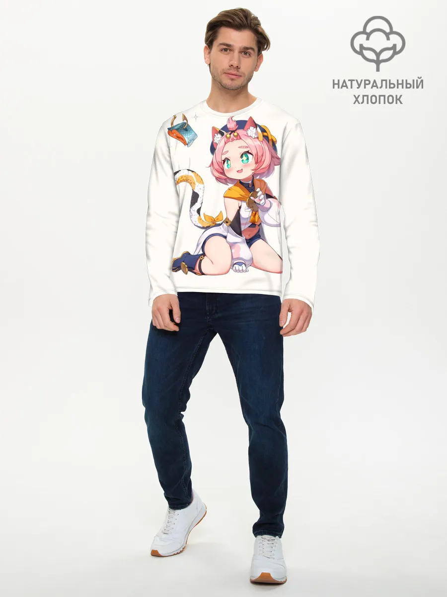 Мужской лонгслив базовый / Diona Katzlein Cocktail