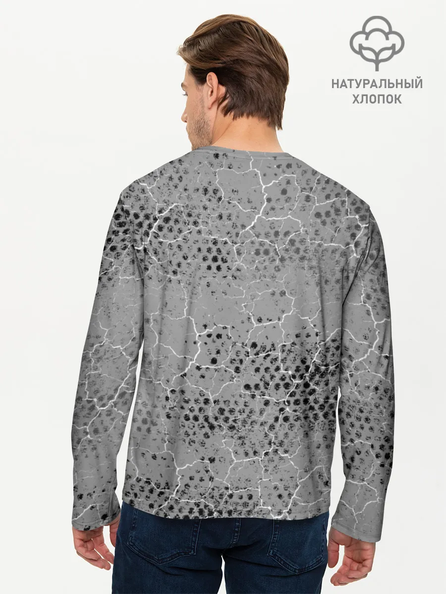 Мужской лонгслив базовый / Змея и Тигр|Tiger Snake Fight