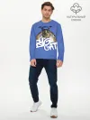 Мужской лонгслив базовый / Big Cat Floppa