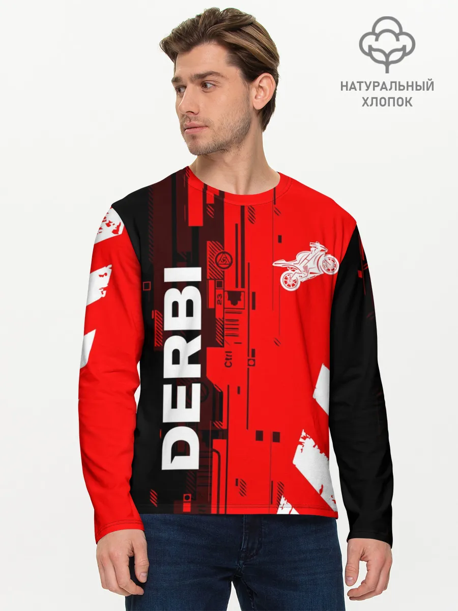 Мужской лонгслив базовый / DERBI / ДЕРБИ / ТЕХНО