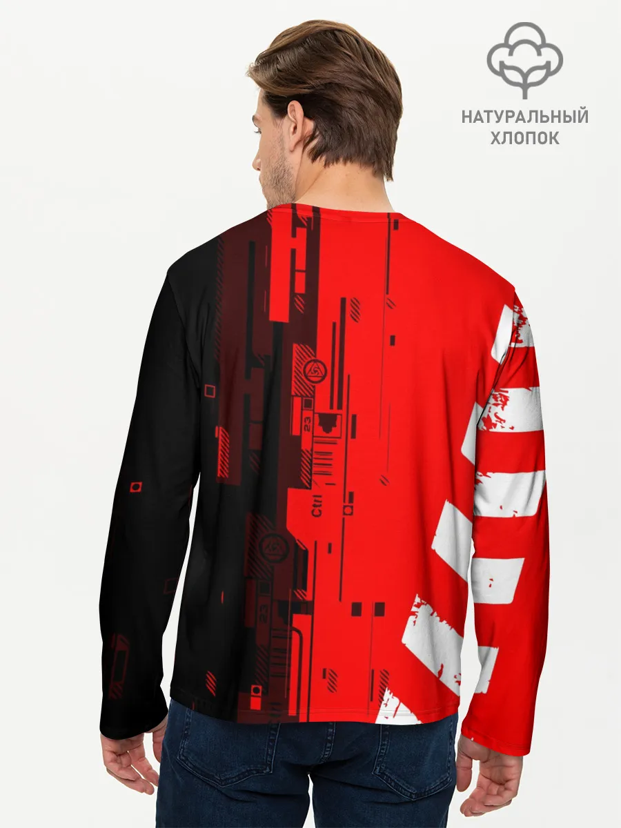 Мужской лонгслив базовый / DERBI / ДЕРБИ / ТЕХНО