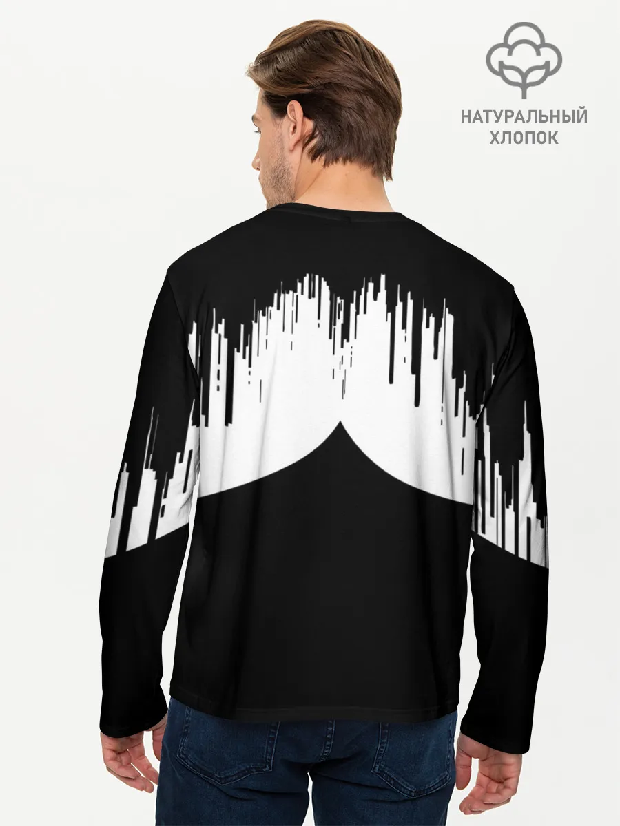 Мужской лонгслив базовый / РАБОТА ДОМ | ДЕНЬ СУРКА