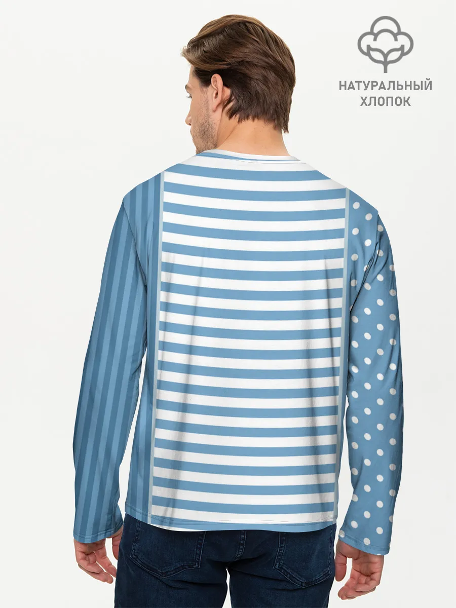 Мужской лонгслив базовый / Веселая Мышь