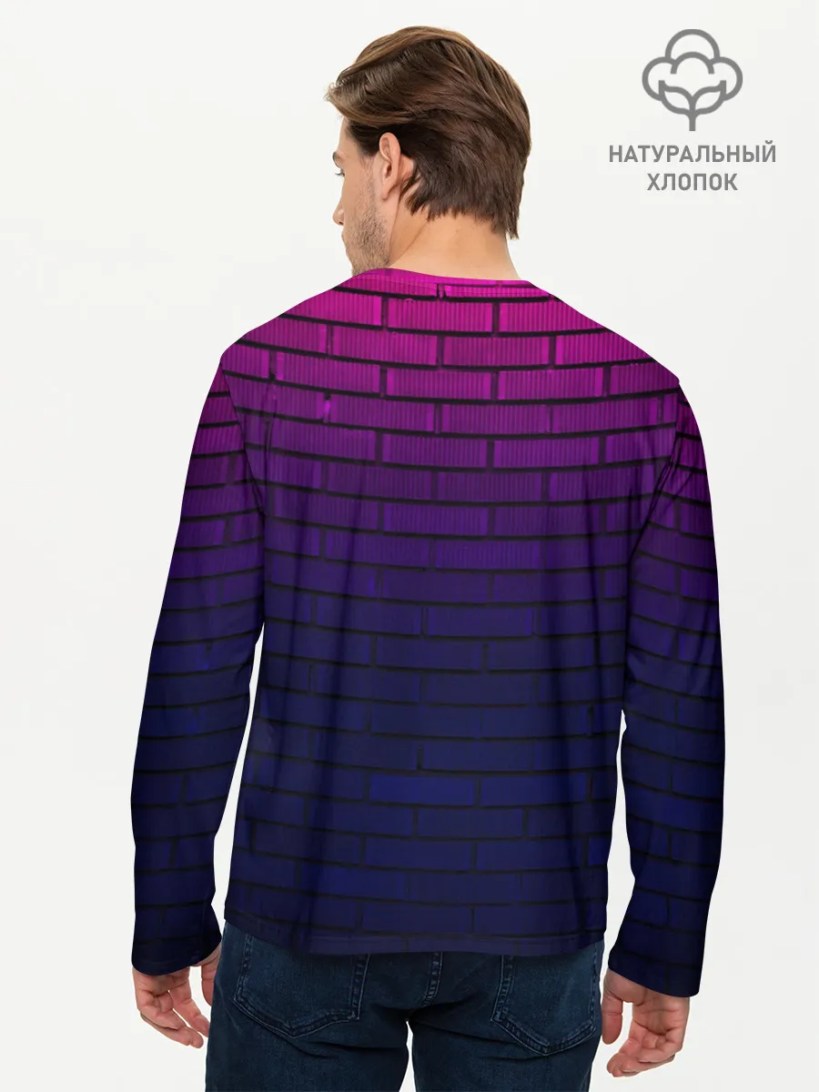 Мужской лонгслив базовый / ROBLOX / РОБЛОКС / НЕОН