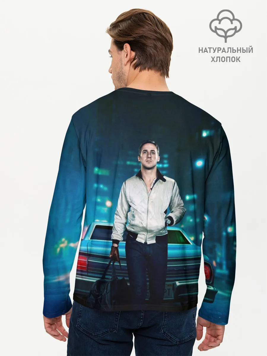 Мужской лонгслив базовый / Райан Гослинг Драйв