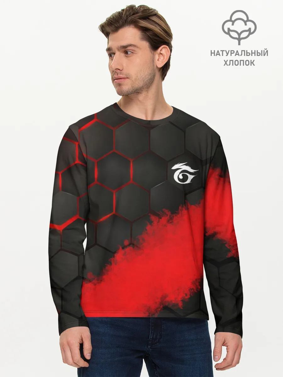 Мужской лонгслив базовый / GARENA RED LINE