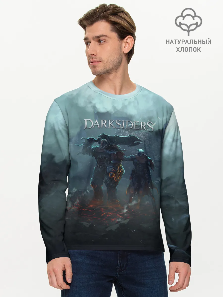 Мужской лонгслив базовый / Darksiders | Гнев Войны