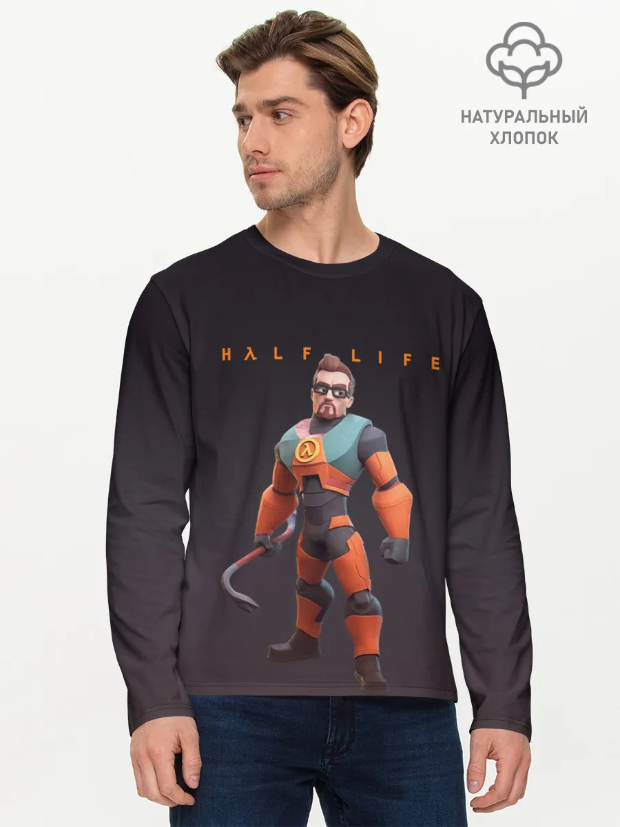 Мужской лонгслив базовый / FREEMAN | ФРИМАН | HALF LIFE