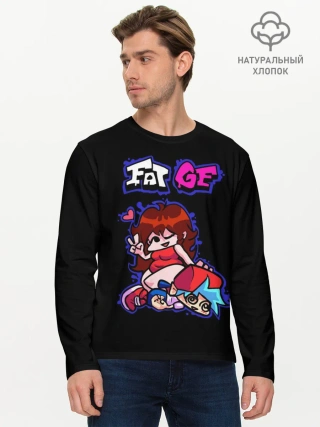 Мужской лонгслив базовый / Boyfriend and Girlfriend - FNF