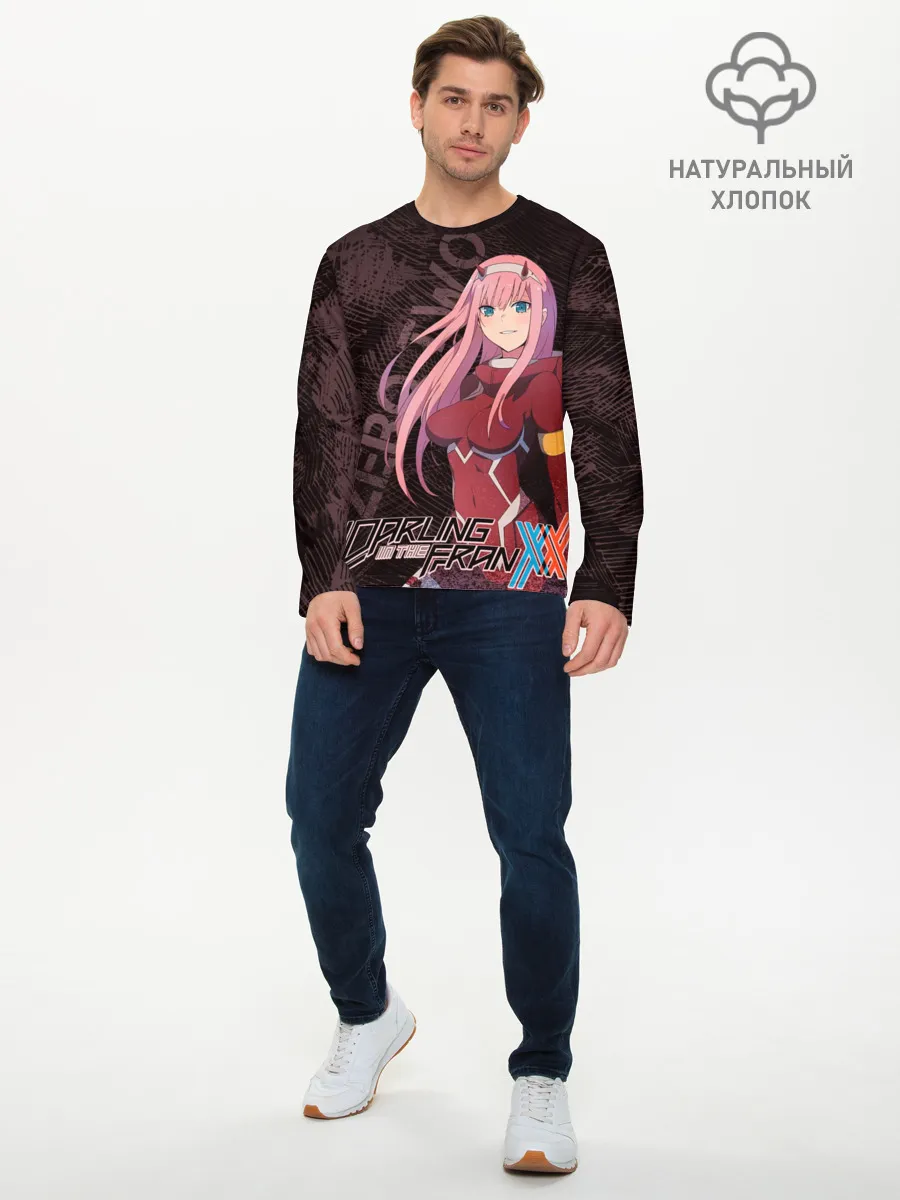 Мужской лонгслив базовый / Zero Two Любимый во Франксе