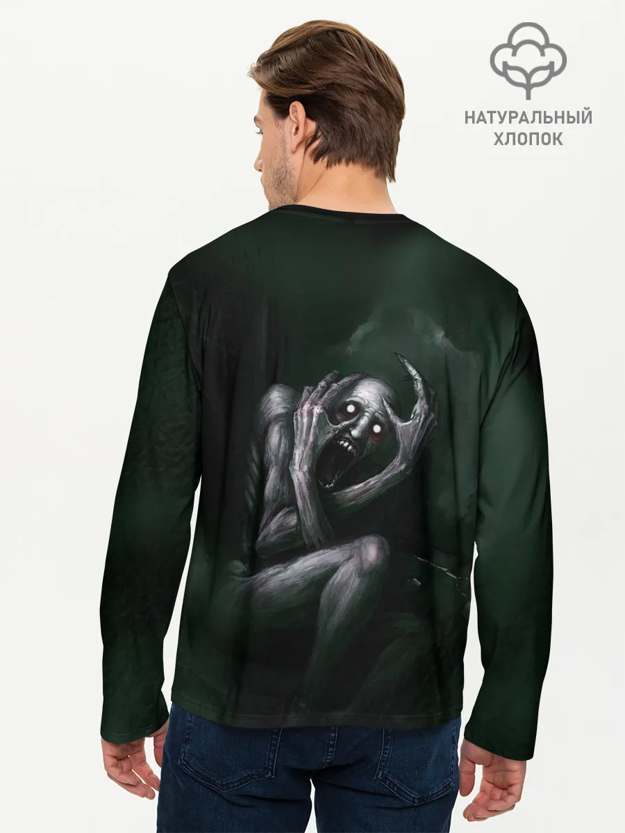 Мужской лонгслив базовый / SCP 096