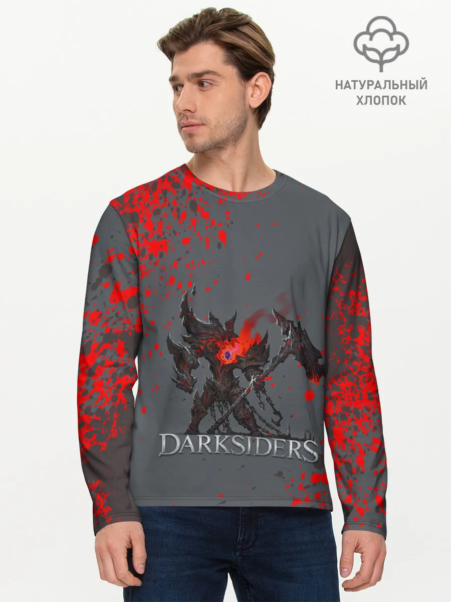 Мужской лонгслив базовый / Darksiders | Гнев Войны