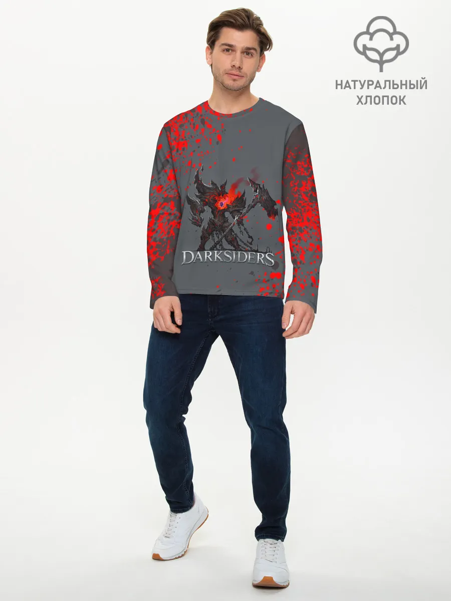 Мужской лонгслив базовый / Darksiders | Гнев Войны