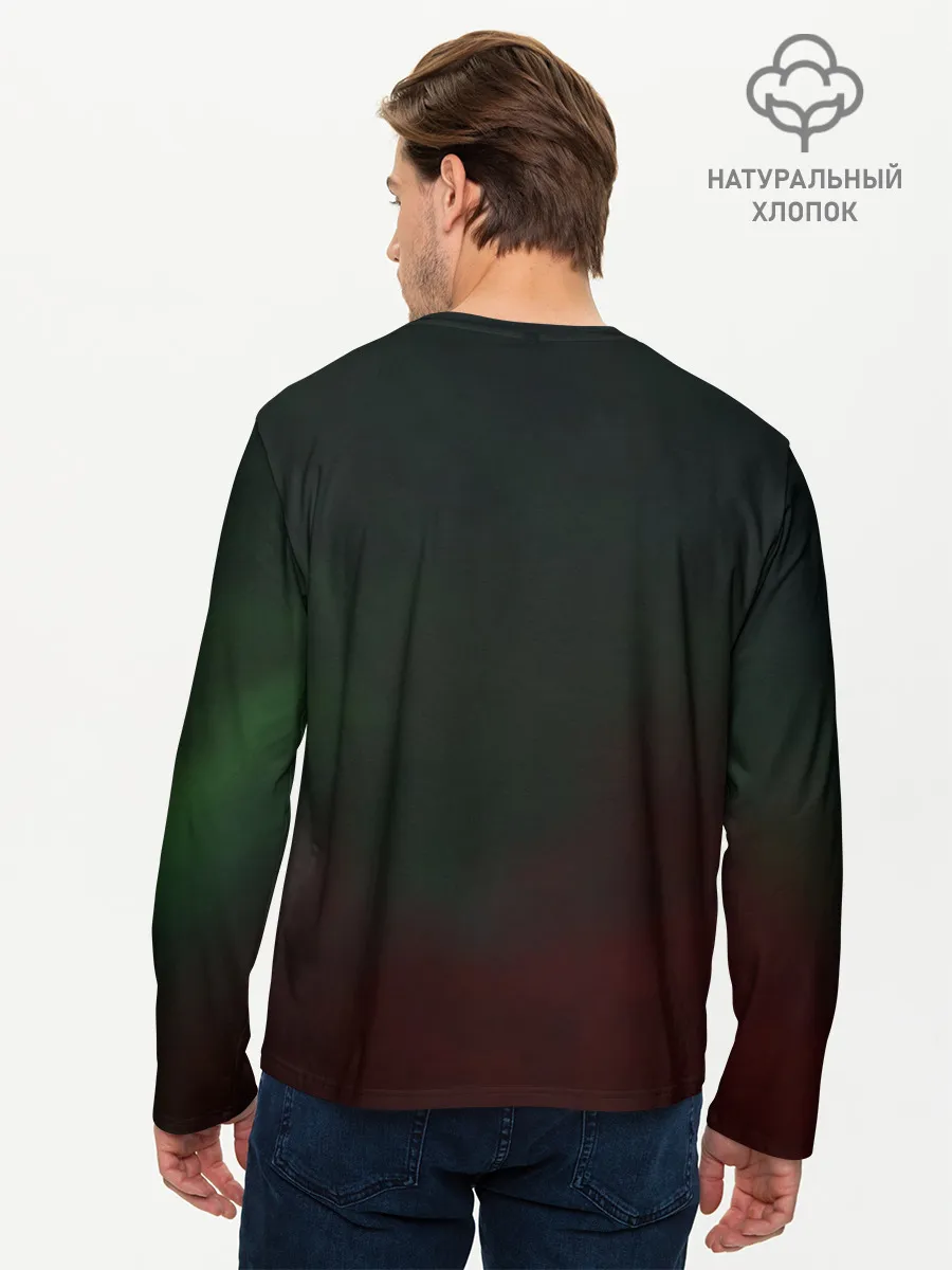 Мужской лонгслив базовый / Truck neon