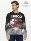 Мужской лонгслив базовый / Iveco truck