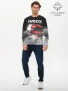 Мужской лонгслив базовый / Iveco truck