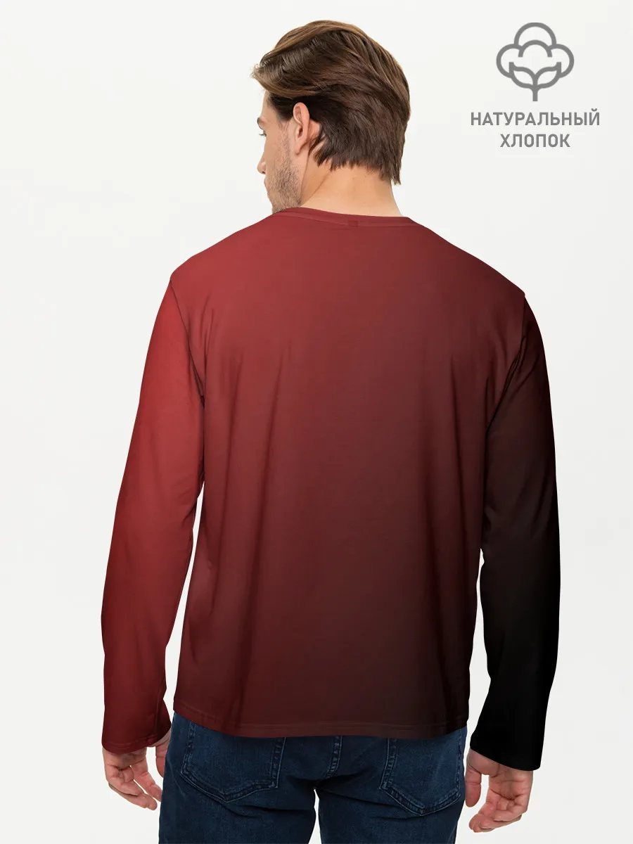 Мужской лонгслив базовый / Падение комет