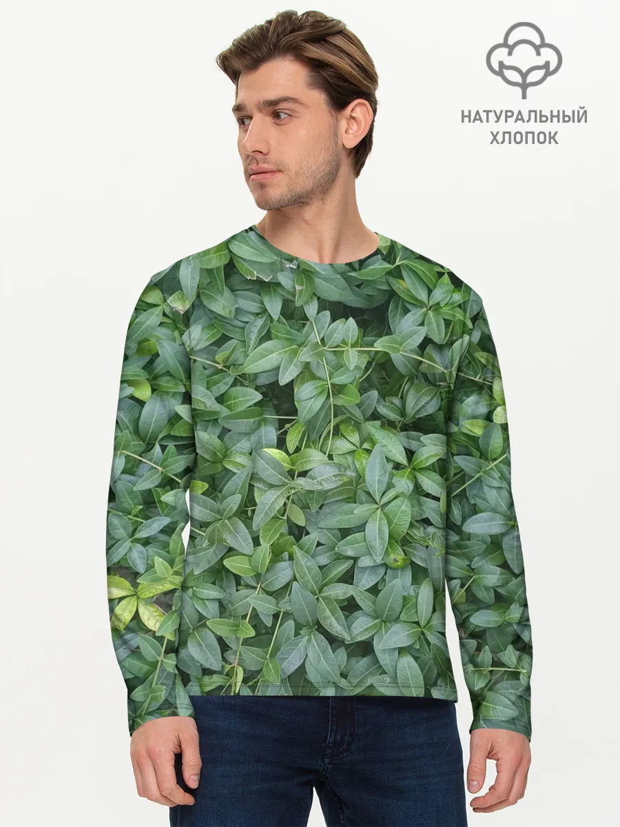 Мужской лонгслив базовый / Барвинок