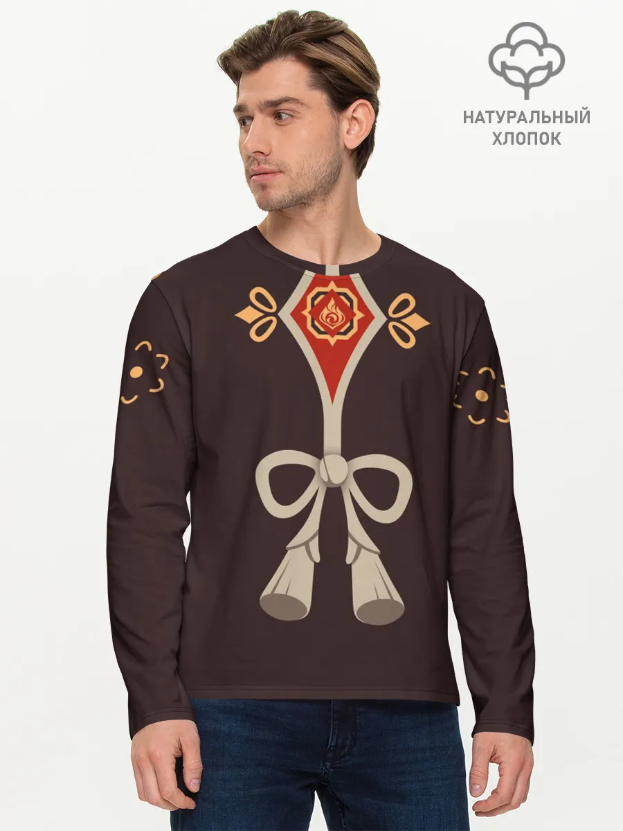 Мужской лонгслив базовый / Hu Tao | ГЕНШИН