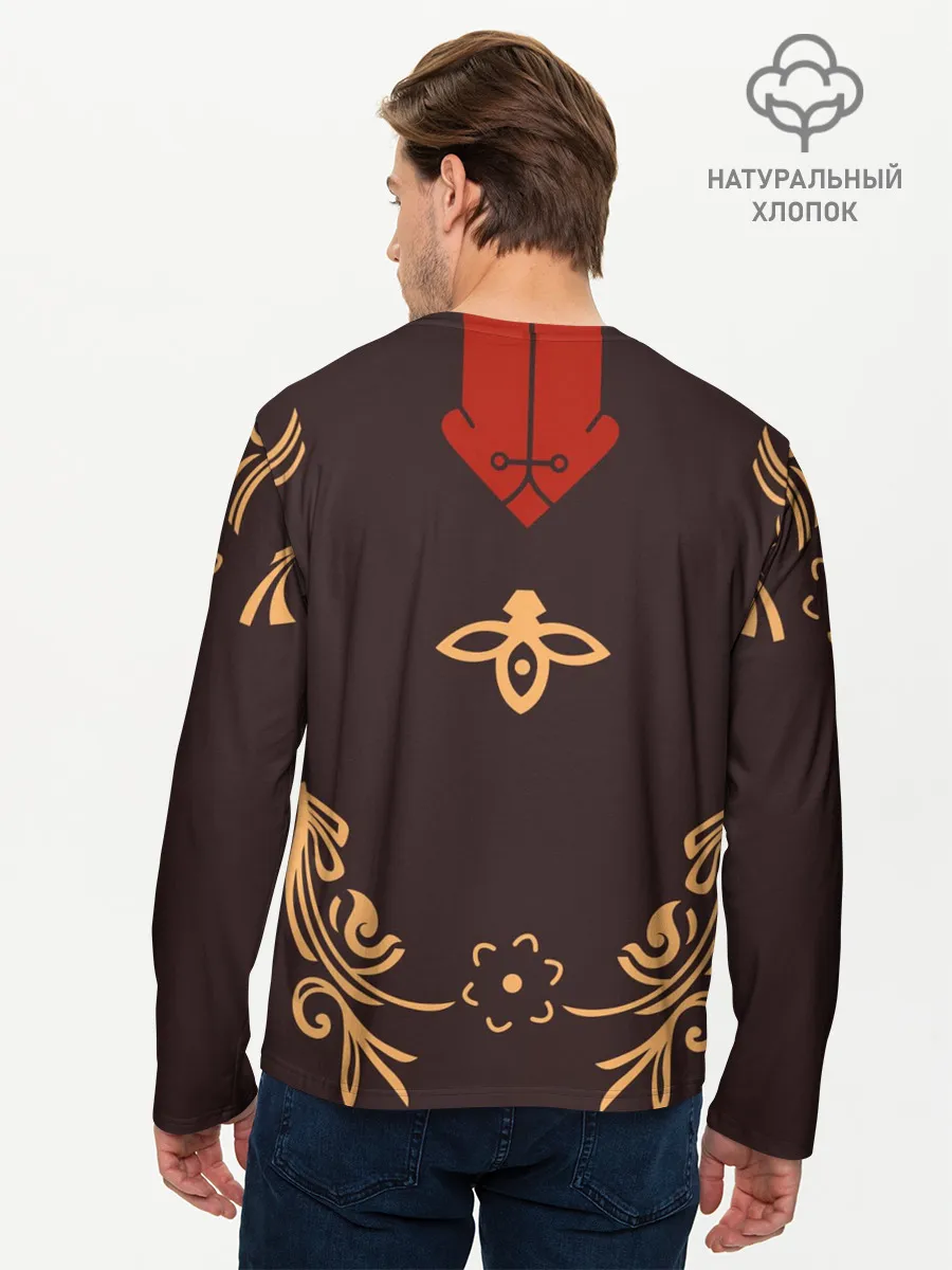 Мужской лонгслив базовый / Hu Tao | ГЕНШИН