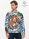 Мужской лонгслив базовый / Тигр