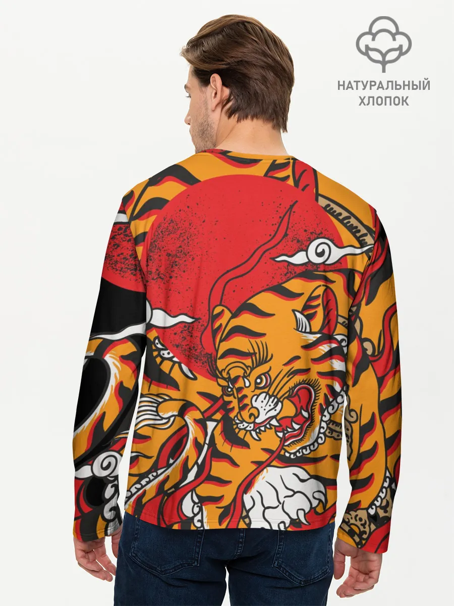 Мужской лонгслив базовый / Год тигра