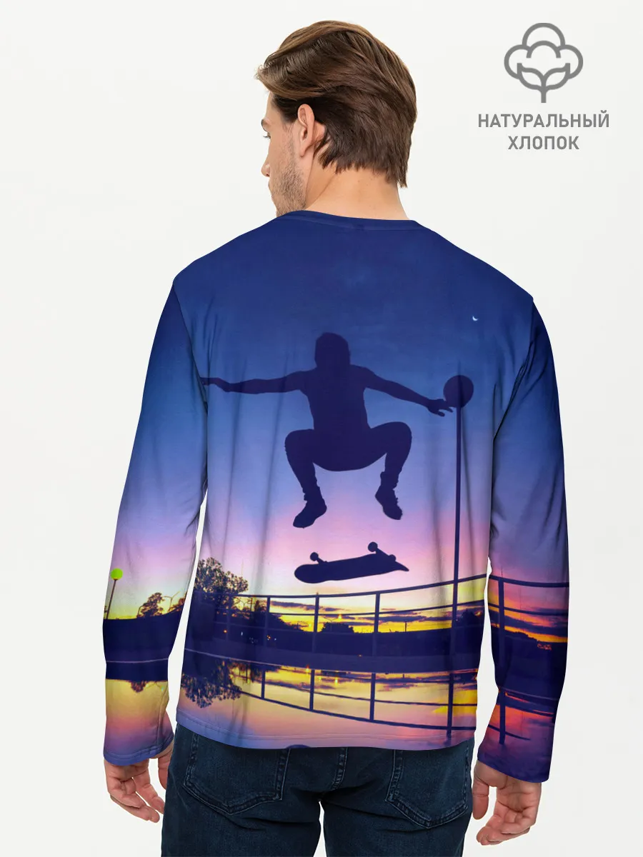Мужской лонгслив базовый / Skateboarding