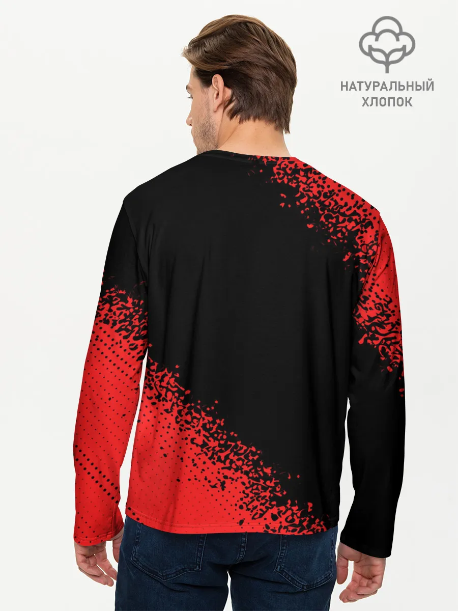 Мужской лонгслив базовый / Фольксваген - Racing